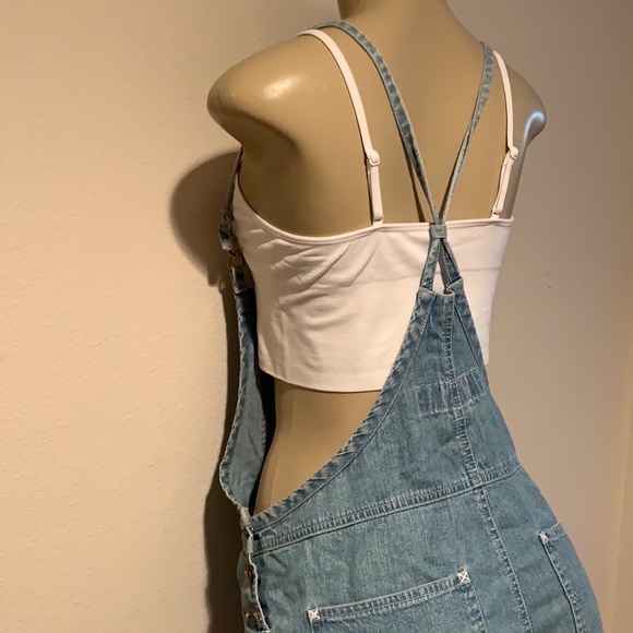 ❌SOLD❌VINTAGE💜Denim overalls - Picture 5 of 16